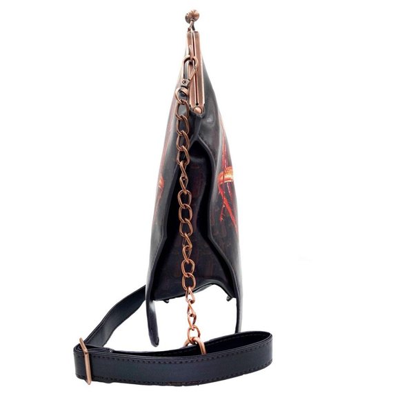 DISCONTINUED! LAST CHANCE! Filthy by John Waters Roach Kiss Lock Purse NWT - Picture 4 of 5